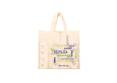 China Custom Printed Reusable Grocery Bags Wholesale With Woven Cloth Material supplier