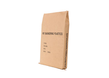 China Pp Laminated Kraft Paper Food Packaging Bags With Single / Double Stitched supplier