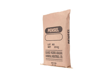 China PP Woven Laminated Brown Kraft Paper Fertilizer Packaging Bags 25kg Loading Weight supplier