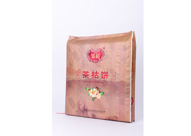 China Tea Packaging Custom Printed Bags with Bopp PP Woven Material Eco Friendly supplier
