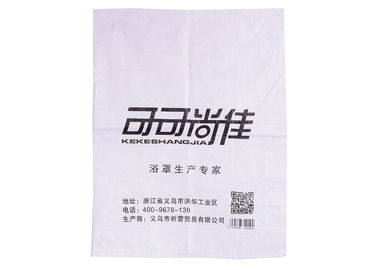 China White Woven Polypropylene Bags With Double Stitches Bottom Gravure Printing supplier