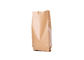 Brown White Kraft Paper Plastic Paper Bags Wholesale UV Priting 17 Thread Thick supplier