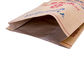 PP Woven Laminated Kraft Paper Plastic Paper Bag For Food / Grain / Chemical Industry supplier
