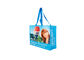 OPP Coated Woven Shopping Bags With Cold Seal Block Bottom Gravure Printing supplier