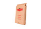 Block Bottom Valve Kraft Paper Stand Up Pouch For Compound Fertilizer / Chemical Products Packing supplier