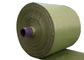 Moisture Proof Woven Polypropylene Roll , UV Inhibitor Green Offset Print Woven Poly Fabric supplier