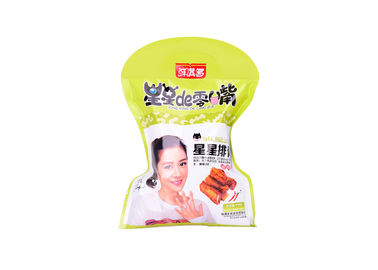 China Custom Die Cut Bags , BOPP Laminated Snack Food Packaging Bags Moisture Resistance supplier
