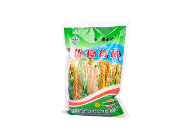 China Polypropylene Rice Packaging Bags For Rice Flour 10 Thread Thickness 5 - 25 Kg Capacity supplier