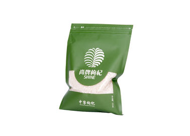 China Eco Friendly Printed Ziplock Stand Up Pouches With Tear Mouth Moisture Resistance supplier