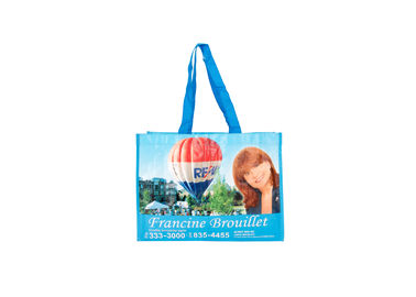 China Supermarket Promotion Grocery Shopping Bags , Printed Non Woven Eco Bag supplier