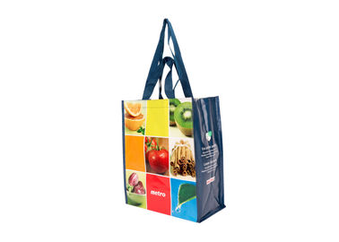 China OPP Coted Promotional Shopping Bags , Gravure Printing Cloth Grocery Bags supplier