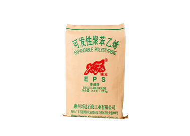 China Brown Kraft Paper BOPP Laminated Bags For Packing Pulverous / Granular Material supplier