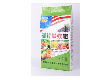China Fertilizer Packaging Poly Woven Sacks , Gravure Printing Customized Recycled Bags supplier
