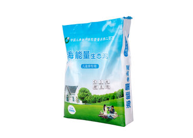 China PP Plastic Fertilizer Packaging Block Bottom Valve Bag 25kg Loading Weight supplier