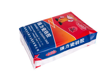 China PP / PE Woven Square Bottom Valve Sealed Bags With Custom Color Printing supplier