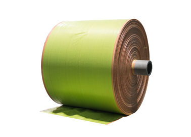 China Pp Woven Fabric Roll , Woven Polypropylene Roll Custom Width 0.5 - 1 mm Thick supplier