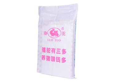 China Plastic Woven Sacks Industrial Bags And Sacks With Pp Woven Fabrics Double Stitches Gravure Printing supplier