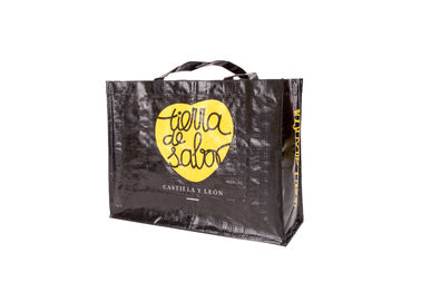 Foldable Printed Laminated PP Non Woven Shopping Bags For Shopping Mall / Garment Store supplier