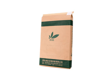 Kraft Paper Laminated Pp Woven Food Grade Bags For Packaging Flour / Powder Chemical supplier