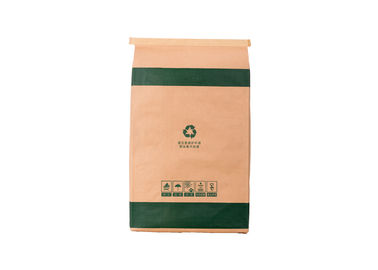 Kraft Paper Laminated Pp Woven Food Grade Bags For Packaging Flour / Powder Chemical supplier