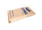 Woven Plastic Paper Bag With Three Side Seal PP Laminated Kraft Paper Material supplier
