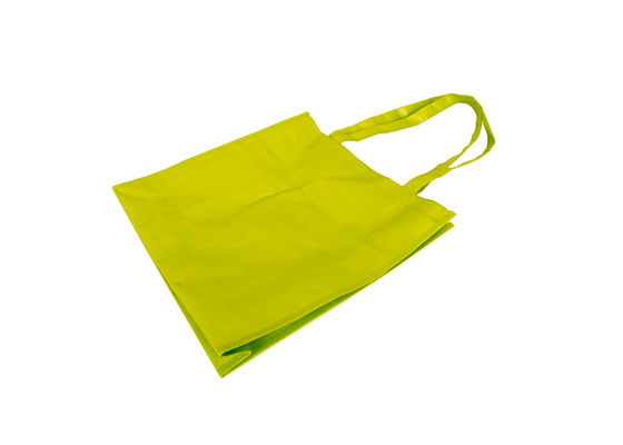Colorful Durable Woven Shopping Bags , Cold Seal Bottom Recycle Reusable Shopping Bags
