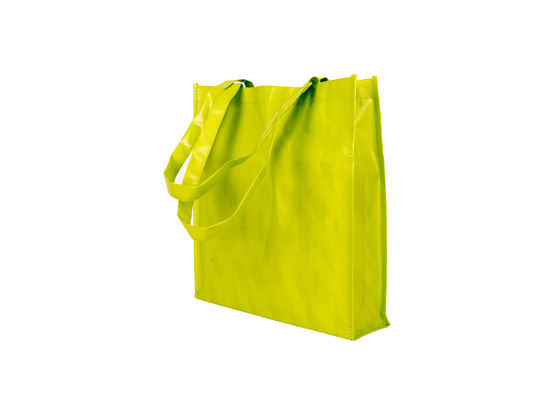 Shopping Printed Bopp PP Woven Shopping Bags High Strength Impact Resistance