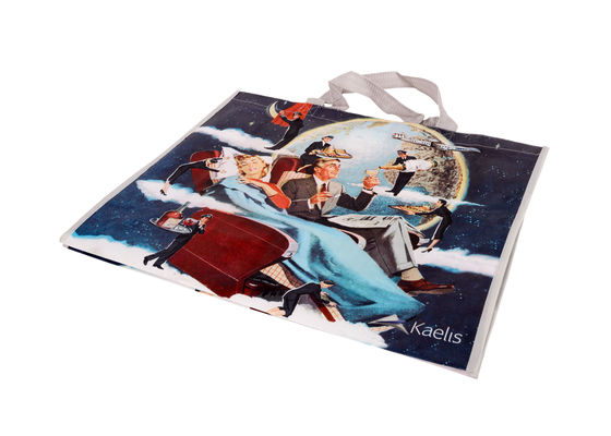 Recycling Reusable Shopping Promotional Non Woven Bags For Supermarket Heavy Duty