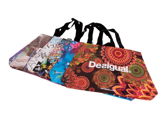 Custom Reusable Non Woven Shopping bags with Square Bottom Folding